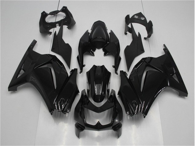 Noir Brillant 08-12 EX250 Carénage Moto Noir Brillant 08-12 EX250 Carénage Moto