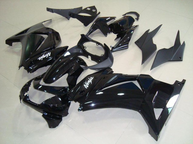 Noir Brillant 08-12 ZX250R Carénage Moto Noir Brillant 08-12 ZX250R Carénage Moto