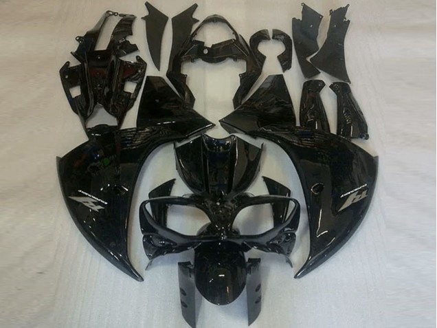 Noir Brillant 12-14 YZF R1 Carénages Moto Noir Brillant 12-14 YZF R1 Carénages Moto