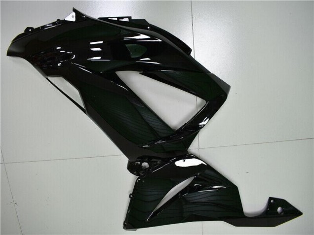 Noir Brillant 13-18 ZX6R Carénage Moto Noir Brillant 13-18 ZX6R Carénage Moto