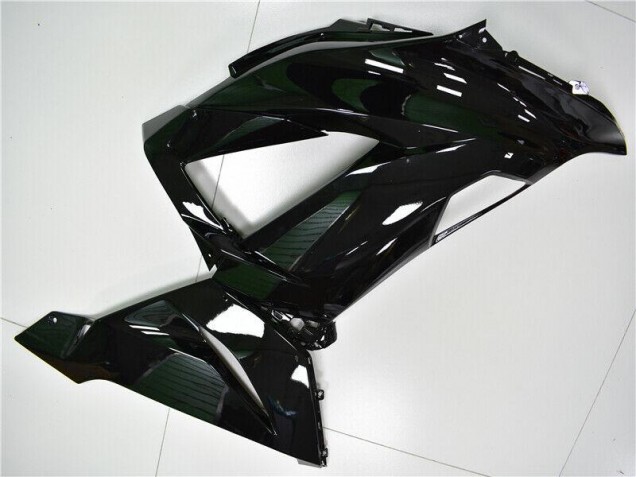 Noir Brillant 13-18 ZX6R Carénage Moto Noir Brillant 13-18 ZX6R Carénage Moto