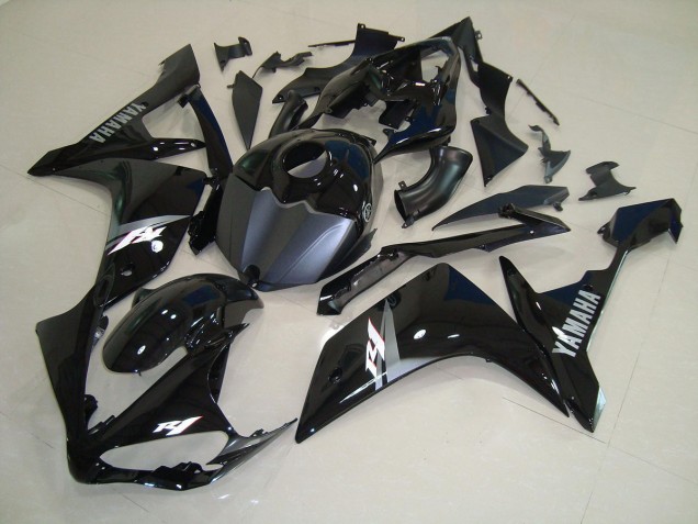 Noir Brillant Blanc 07-08 YZF R1 Carénage Moto Noir Brillant Blanc 07-08 YZF R1 Carénage Moto