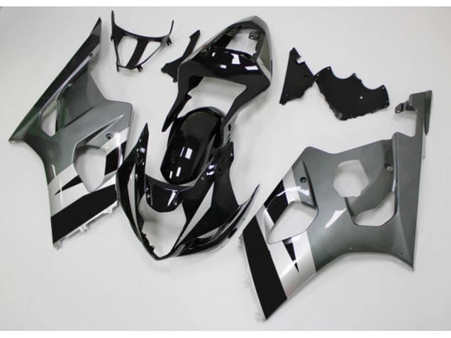 Noir Gris 03-04 GSXR 1000 Carénage Moto Noir Gris 03-04 GSXR 1000 Carénage Moto