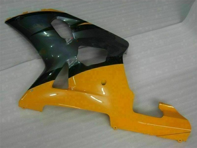 Noir Jaune 01-03 GSXR 600/750 Carénage Moto Noir Jaune 01-03 GSXR 600/750 Carénage Moto