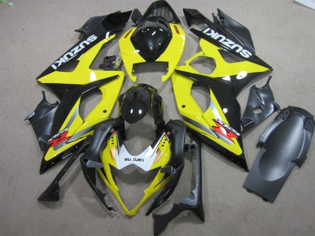 Noir Jaune 05-06 GSXR 1000 Carénage Moto Noir Jaune 05-06 GSXR 1000 Carénage Moto