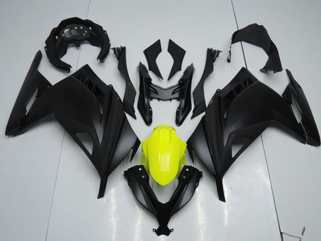 Noir Jaune 13-16 ZX300R Carénage Moto