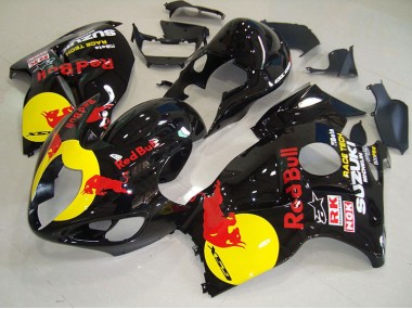 Noir Jaune Red Bull 96-07 GSXR 1300 Hayabusa Carénage Moto