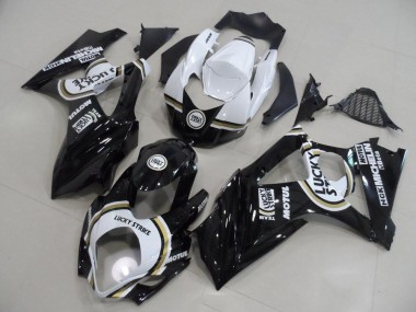 Noir Lucky Strike 07-08 GSXR 1000 Carénage Moto