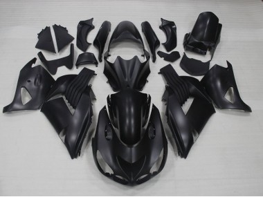 Noir Mat 06-11 ZX14R ZZR1400 Carénages Moto