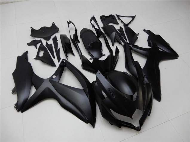 Noir Mat 08-10 GSXR 600/750 Carénage Moto Noir Mat 08-10 GSXR 600/750 Carénage Moto