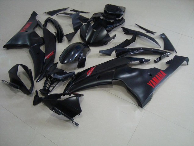 Noir Mat 08-16 YZF R6 Carénage Moto Noir Mat 08-16 YZF R6 Carénage Moto