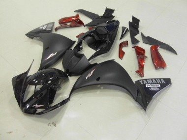 Noir Mat 12-14 YZF R1 Carrosserie Moto