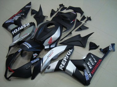 Noir Mat Argent Repsol 07-08 CBR600RR Carénage Moto
