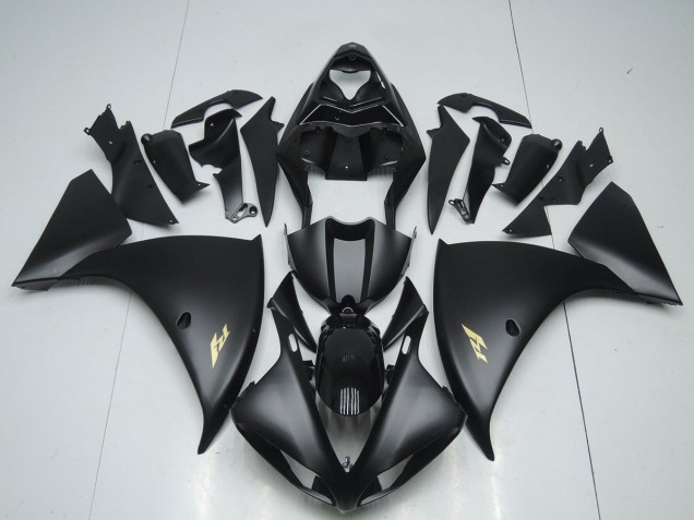 Noir Mat Décalque 12-14 YZF R1 Carénage Moto Noir Mat Décalque 12-14 YZF R1 Carénage Moto