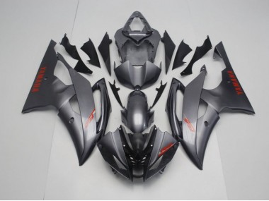 Noir Mat Gris 08-16 YZF R6 Carénage Moto