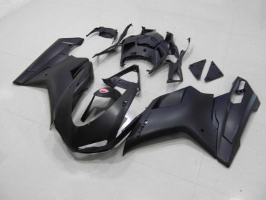 Noir Mat Noir Décalque 07-14 Ducati 848 1098 1198 Carénage Moto