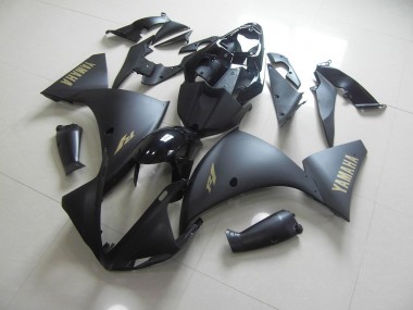 Noir Mat Or Décalque 09-11 YZF R1 Carénage Moto