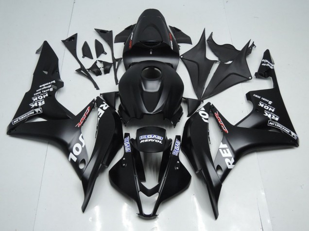 Noir Mat Repsol 07-08 CBR600RR Carénage Moto Noir Mat Repsol 07-08 CBR600RR Carénage Moto