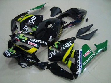 Noir Movistar 03-04 CBR600RR Carénage Moto