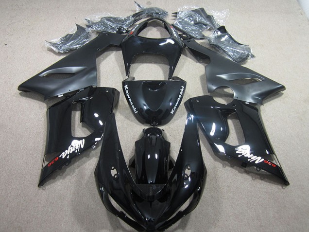 Noir Ninja 636 05-06 ZX6R Carénage Moto Noir Ninja 636 05-06 ZX6R Carénage Moto