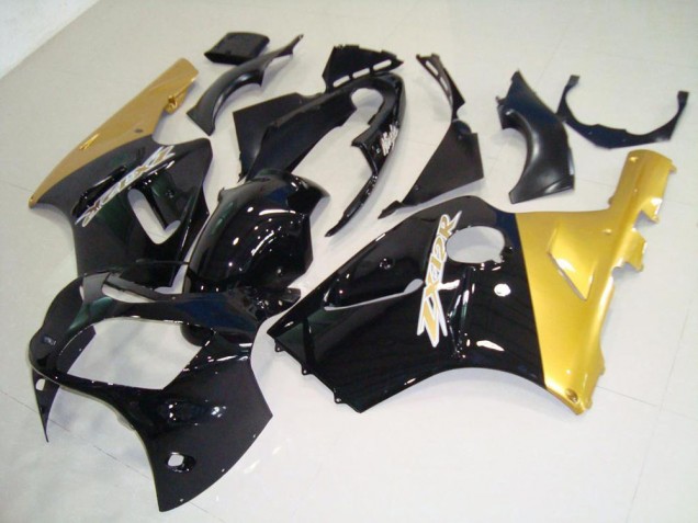 Noir Or 00-01 ZX12R Carénage Moto Noir Or 00-01 ZX12R Carénage Moto