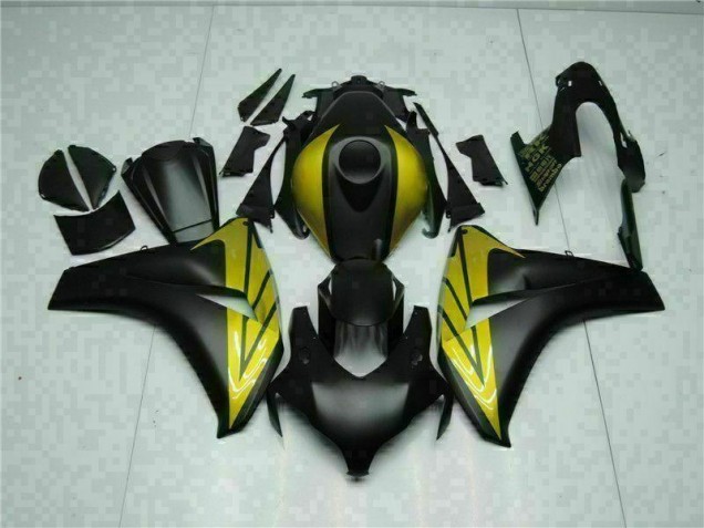 Noir Or 08-11 CBR1000RR Carénage Moto Noir Or 08-11 CBR1000RR Carénage Moto