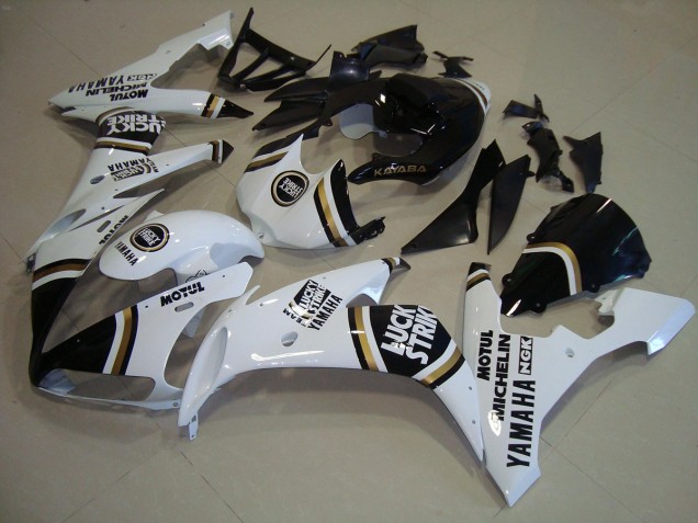 Noir Or Blanc 04-06 YZF R1 Carénage Moto Noir Or Blanc 04-06 YZF R1 Carénage Moto