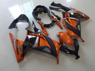Noir Orange 13-16 ZX300R Carénage Moto