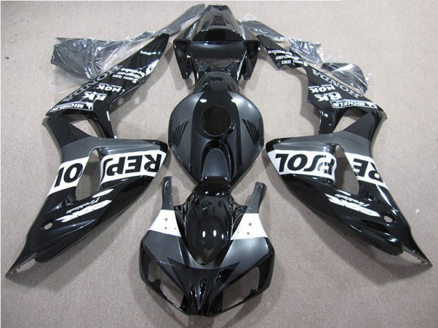 Noir Repsol 06-07 CBR1000RR Carénage Moto Noir Repsol 06-07 CBR1000RR Carénage Moto