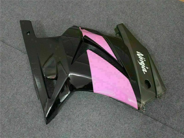 Noir Rose Ninja 08-12 EX250 Carénage Moto Noir Rose Ninja 08-12 EX250 Carénage Moto