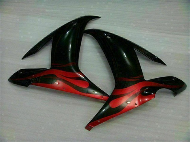 Noir Rouge 02-03 YZF R1 Carénages Moto Noir Rouge 02-03 YZF R1 Carénages Moto