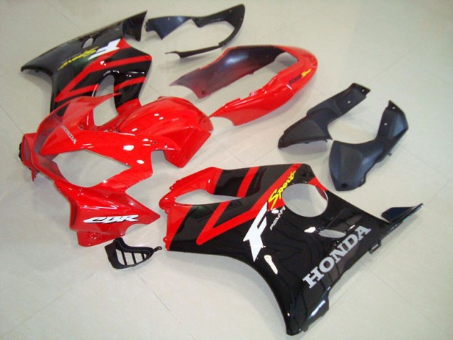 Noir Rouge 04-07 CBR600 F4i Carénage Moto Noir Rouge 04-07 CBR600 F4i Carénage Moto