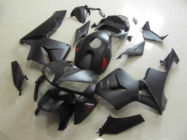 Noir Rouge 05-06 CBR600RR Kit Carénages Motos Complet Noir Rouge 05-06 CBR600RR Kit Carénages Motos Complet