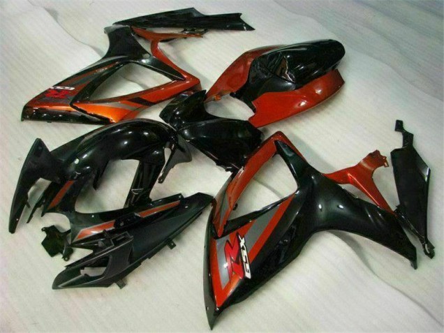 Noir Rouge 06-07 GSXR 600/750 Carrosserie Moto