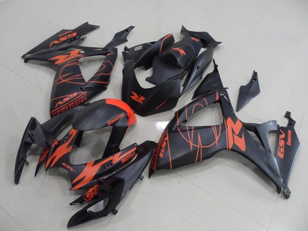 Noir Rouge 06-07 GSXR 750 Carrosserie Moto Noir Rouge 06-07 GSXR 750 Carrosserie Moto