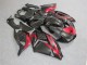 Noir Rouge 06-11 ZX14R ZZR1400 Carénages Moto Noir Rouge 06-11 ZX14R ZZR1400 Carénages Moto