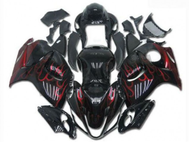 Noir Rouge 08-19 GSXR 1300 Hayabusa Carénages Moto & Carrosserie Noir Rouge 08-19 GSXR 1300 Hayabusa Carénages Moto & Carrosserie