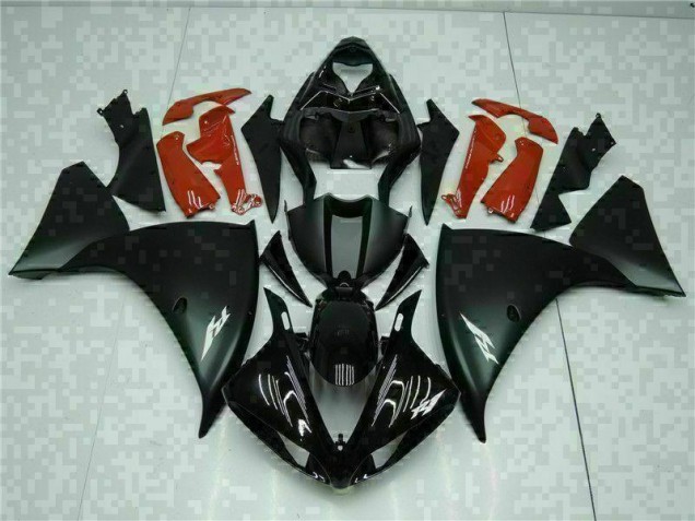 Noir Rouge 09-11 YZF R1 Carénage Moto