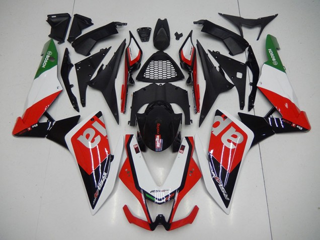 Noir Rouge 09-15 RSV4 Kit Carénages Motos Complet Noir Rouge 09-15 RSV4 Kit Carénages Motos Complet