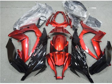 Noir Rouge 11-15 ZX10R Carénage Moto