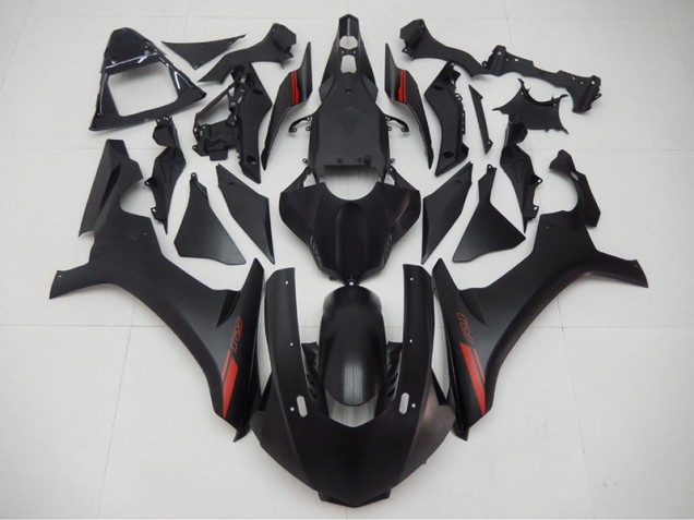 Noir Rouge 15-19 YZF R1 Carénage Moto