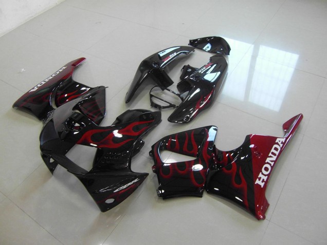 Noir Rouge 98-99 CBR900RR 919 Carénages Moto Noir Rouge 98-99 CBR900RR 919 Carénages Moto