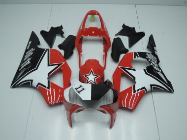 Noir Rouge Étoile 02-03 CBR900RR 954 Carénage Moto