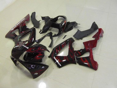 Noir Rouge Flamme 00-01 CBR900RR 929 Carénage Moto