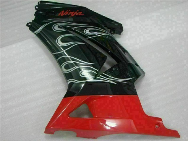 Noir Rouge Ninja 08-12 EX250 Carénage Moto