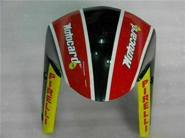 Noir Rouge Vert Motocard 09-12 ZX6R Carénage Moto Noir Rouge Vert Motocard 09-12 ZX6R Carénage Moto