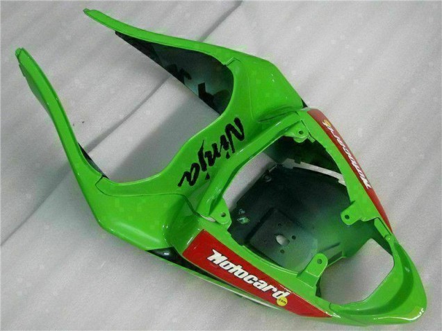 Noir Rouge Vert Motocard 09-12 ZX6R Carénage Moto Noir Rouge Vert Motocard 09-12 ZX6R Carénage Moto