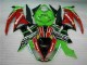 Noir Rouge Vert Motocard 09-12 ZX6R Carénage Moto Noir Rouge Vert Motocard 09-12 ZX6R Carénage Moto