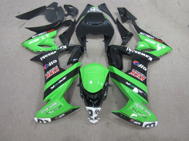 Noir Vert 08-10 ZX10R Carénage Moto Noir Vert 08-10 ZX10R Carénage Moto