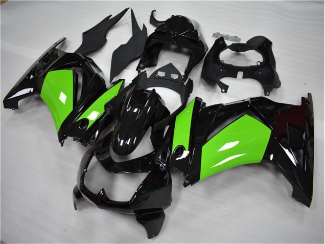 Noir Vert 08-12 EX250 Carénages Moto